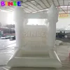 4,5x4,5 m (15x15 pés) Com soprador atacado Mini toldder branco inflável bounce house Kids jumper comercial castelo saltitante de casamento com piscina de bolinhas para eventos de festa