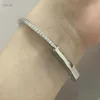 Tifaniym classic Diamond white copper T home lock bracelet popular on the internet live streaming with goods Valentines Day gift VJXM