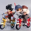 Figurines d'action 15 cm Z Figure d'anime Son Goku Maître Roshi Locomotives PVC Action Kame Sennin Moto Jouets pour Enfants Collector