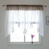 Cortinas Moda Pingente Valance Design Cortina de Janela para Cozinha Varanda Sala de Estar 1 PCS