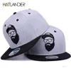 HATLANDEROriginal gris fresco hip hop gorra hombres mujeres sombreros vintage bordado personaje gorras de béisbol gorras planas hueso snapback 21260f