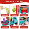 Childrens Shopping Cash Register Toy Supermarket Set Simulation Food berekening Crossdressing Boy Girl Cadeau 240301