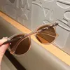 Gafas de sol Estilo coreano Mujeres Forma redonda UV400 Protección Gafas de sol Hombres Elegantes Gafas de sol de alta calidad