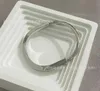 Tifaniym classic T Home Lock Bracelet New Ins High Quality Chain Silver Head 0996