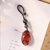 Keychains Chinese Style Crab Tongs Shape Cute Making Accessories Mobile Pendant Sandalwood Key Chains Wood Car Keyring Jewelry Findings