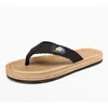 Slippers de almazinha de verão da moda Flip-flops Sandálias de praia de conforto masculino