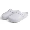 Slippers Laboratorium Baotou slippers vrouwen dragen mode verstelbare gesp pantoffels indoor home zachte bodem coole slippers mannen J240315