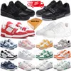 Con le scarpe Box Designer Trainer Sneaker Low per uomo donna di lusso Nero rosa giallo uomo donna cielo blu scarpe da ginnastica scarpe da ginnastica corridori scarpe casual all'ingrosso