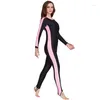 Maillots de bain pour femmes SBART UPF 50 Lycra Plongée Combinaison Anti UV One Piece Rash Guard À Manches Longues Surf Costume Hommes Femmes Protection Solaire