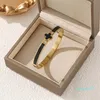 Bracelet de créateur bracelets de créateur pour femmes design de haute qualité diamant cent bracelet de corps dur boîte à bijoux cadeau de Noël très belle bonne