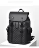 Leisure travel men's backpack office computer bag Backpack High quality black buckle large capacity business bag