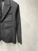 남성용 재킷 T1282 패션 코트 2024 활주로 고급 유럽 디자인 파티 스타일 의류