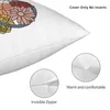 Kudde blomma stetoskop kast dekorativ soffa täcker lyxfodral
