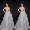 Graceful Wedding Dresses Sequins Bridal Gowns See Through Bride Dresses Strapless Illusion Beaded A Line Custom Made Plus Size