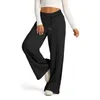 Women's Pants Loose Casual Comfortable Wide Leg Sweatpants With Elastic Drawstring Waist Pockets For Sport Lounge Wear Women