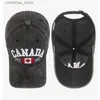 Casquettes de baseball NORTHWOOD Mode CANADA Lettre Casquette de baseball d'été pour hommes femmes coton Snapback Chapeau Os Casquette Papa Casquettes FemelleY240315