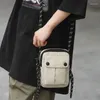 Bag Mini Canvas Ramię Messenger Telefon Mała koreańska moda crosswery dla mężczyzn dla kobiet studenci nastolatka studentka