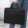 Briefcases Men's Office Document Briefcase Oxford Business Work Portable Bag Handbags A4 Conference File For Laptop Large Capacity