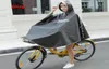 High quality Mens Womens Cycling Bicycle Bike Raincoat Rain Cape Poncho Hooded Windproof Rain Coat Mobility Scooter Cover T2001177614355