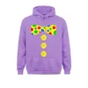 Men's Hoodies Brand Student Clown Big Bow Tie Chic Funny Tacky Outfit Tee Sweatshirts Long Sleeve Hoods Cozy