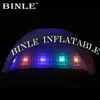 Toptan 10mh (33ft) Blower dev renkli düğün şişirilebilir kubbe çadırı LED ışık etkinliği gece kulübü bar havuzu veranda golf golf kayan bir açık hava kullanım