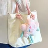 Sacs de soirée Star Doll Sac à bandoulière Mignon Dessin animé Grande capacité Stockage Détachable Sangle réglable Toile Fille