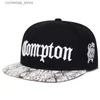 Bonés de bola masculino compton snapback chapéus osso moda hip hop boné de beisebol para adulto ajustável esportes lazer bonés bonés de caminhoneiro gorrasy240315