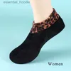 Men's Socks Indoor Non Slip Thermal Slipper Men Women Knitted Slipper Warm Fleece Cozy Fuzzy Winter Indoor Bedroom SlipperC24315