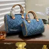 2024 in de mode 7A Hoge kwaliteit Denim Designer Schouder Tote Crossbody Handvat Winkelen Mode Vrouwen Cluth Bag Hobo Trekkoord Emmer Tas Portemonnees