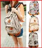 Neue Mode Vintage Mode Mädchen Stundents Leinwand Rucksack Zeitung Karte Flagge Design Gedruckt Schultasche Unisex Schulter Tasche Outdoo9355758