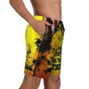 Herren Shorts Summer Board American Gadsden Falg Surfing Vitange Cool Beach Short Pants Klassische bequeme Badehose Plus Size