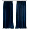 Cortinas Cortinas Modernas y Ligeras de Lujo para Sala de Estar, Cortina Gruesa de Terciopelo, Cortina Azul Real Azul Cielo Estrellado, Cortinas Opacas de Tul