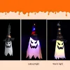 Cappelli 110pcs Halloween LED Luce lampeggiante appeso Ghost Halloween Party Vesti