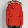 Canada Puffer Vestes Hommes Designer Véritable Fourrure De Coyote En Plein Air Wyndham Coupe-Vent Jassen Vêtements D'extérieur À Capuchon Fourrure Manteau Doudoune Manteau Hiver Parka Doudoune A9PM