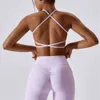 Lu Align Limão Secagem Yoga Rápida Sensação de Nu Sutiã Ginásio Push Up Workout de Alta Intensidade Correndo Roupa Interior Esportiva Mulheres À Prova de Choque Voltar Fiess Para