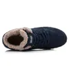 Sıradan Ayakkabı Spor Ayakkabıları Erkekler 2024 Kış Spor Siyah Mavi Kürk Zapatillas Hombre