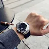 Montre de tatouage pour hommes, rouge Net, grand cadran, tendance étudiant, étanche, nouveau concept, personnalité, mode