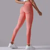 Lu Pant Align Lemon Gym Scrunch Leggings Pantaloni da yoga per culo da donna senza cuciture Teveo Leggins da allenamento push up Donna sexy a vita alta Fiess Clothin