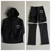 Carsicko Arbeitsanzugjacke für Damen und Herren, mit Kapuze, langärmelig, Smiley-Aufdruck, Overall, Street-Casual-Persönlichkeitsanzug