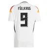 2024 Germany soccer jersey 24/25 SANE KIMMICH KROOS MUSIALA Football Shirt FULLKRUG HAVERTZ MULLER WIRTZ Maillots de KIDS KIT football uniform