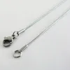 10pcs lot New Styles Stainless steel Necklace snake-Chain fit floating locket pendant DIY As Christmas Gift 258Y