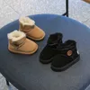 Första Walkers Warm Kids Plus Velvet Snowshoes Soft Sole Anti-Slip Cotton 1-2 V3 Summer Shoes for Young Child 240315