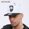 Hatlanderoriginal Gray Cool Hip Hop Cap Men Woman Hats Vintage haft postać baseball czapki gorras planas kość snapback 21248e