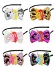 35 Polegada unicórnio lantejoulas hairband glitter fecho de cabelo adesivo arco com festa halloween cosplay natal acessórios para o cabelo 8716447112