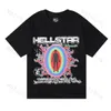 Hellstar t Shirt uomo vestire T-shirt da donna Rapper T-shirt grafica lavata T-shirt da donna pesante manica corta estiva Top High Street