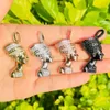 Charms 5pcs 3d Egiptian Queen Nefertiti Wisiant Charm dla kobiet Naszyjnik bransoletki Making Religijne biżuterię DIY Holesa 309W