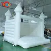 Atividades ao ar livre 13x13 pés inflável casamento salto branco casa festa de aniversário jumper castelo bouncy