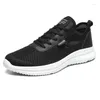 Walking Shoes Men's Casual Comfortable Soft Knit Slip-on Light Sneakers Running Non-slip Mesh Breathable