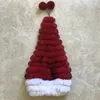 Berretti alla moda lavorati a maglia cappello natalizio soffice e morbida vera pelliccia di Rex regalo per feste ornamenti celebrativi