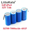 Liitokala 12V 7AH LII-70A 32700 7000 MAH LIFEPO4 Batterij 4S1P DIY 12.8V Elektrische boot Ononderbroken vermogen